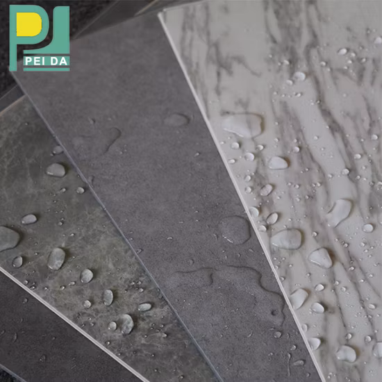 Fechamento de borracha liso original impermeável do clique do núcleo IXPE do revestimento de borracha do Spc da telha da parte superior 4mm